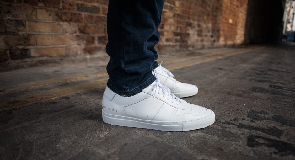 white shoe cream common projects