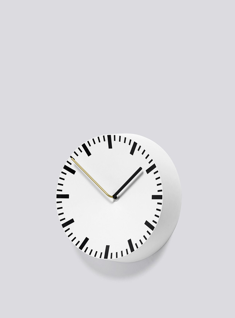 Future and Found HAY White Analog Clock