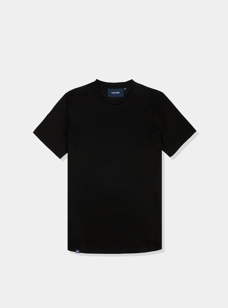 Native North Black Northern Basic Silk T-Shirt